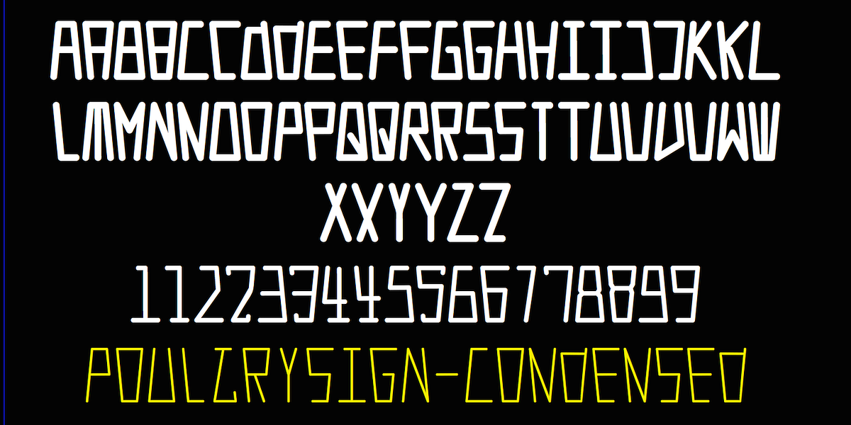 PoultrySign, a Sans Serif Font by Ingrimayne Type (Photo 4 of 11)
