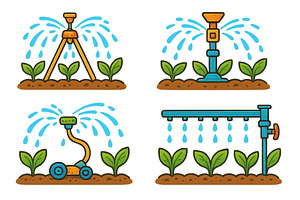 Sprinkler systems showcasing various, an Object Illustration by ZinetroN