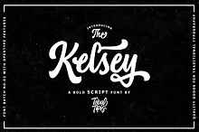 Kelsey - Bold Script Logotype