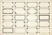 Decorative frames and borders set #2, an Object Graphic by Digiselector Design Goods (Thumbnail 6 of 7)