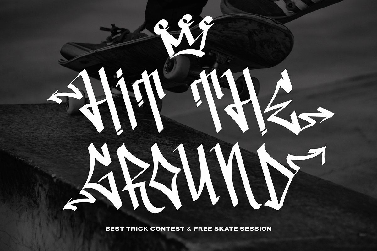 Vendalyx | Graffiti Font, a Handwritten Font by Denustudios (Photo 2 of 12)