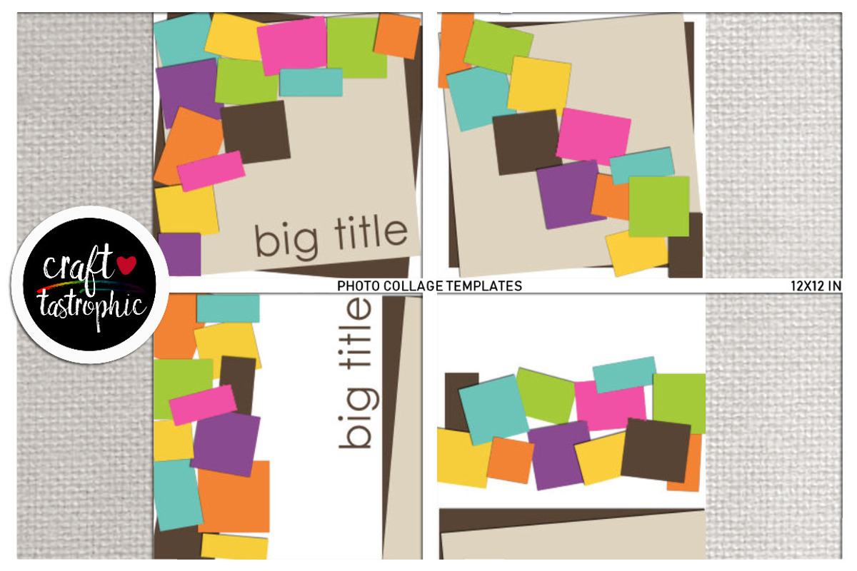 Photo Collage: Scattered, a Templates & Theme by Craftastrophic-Stuff