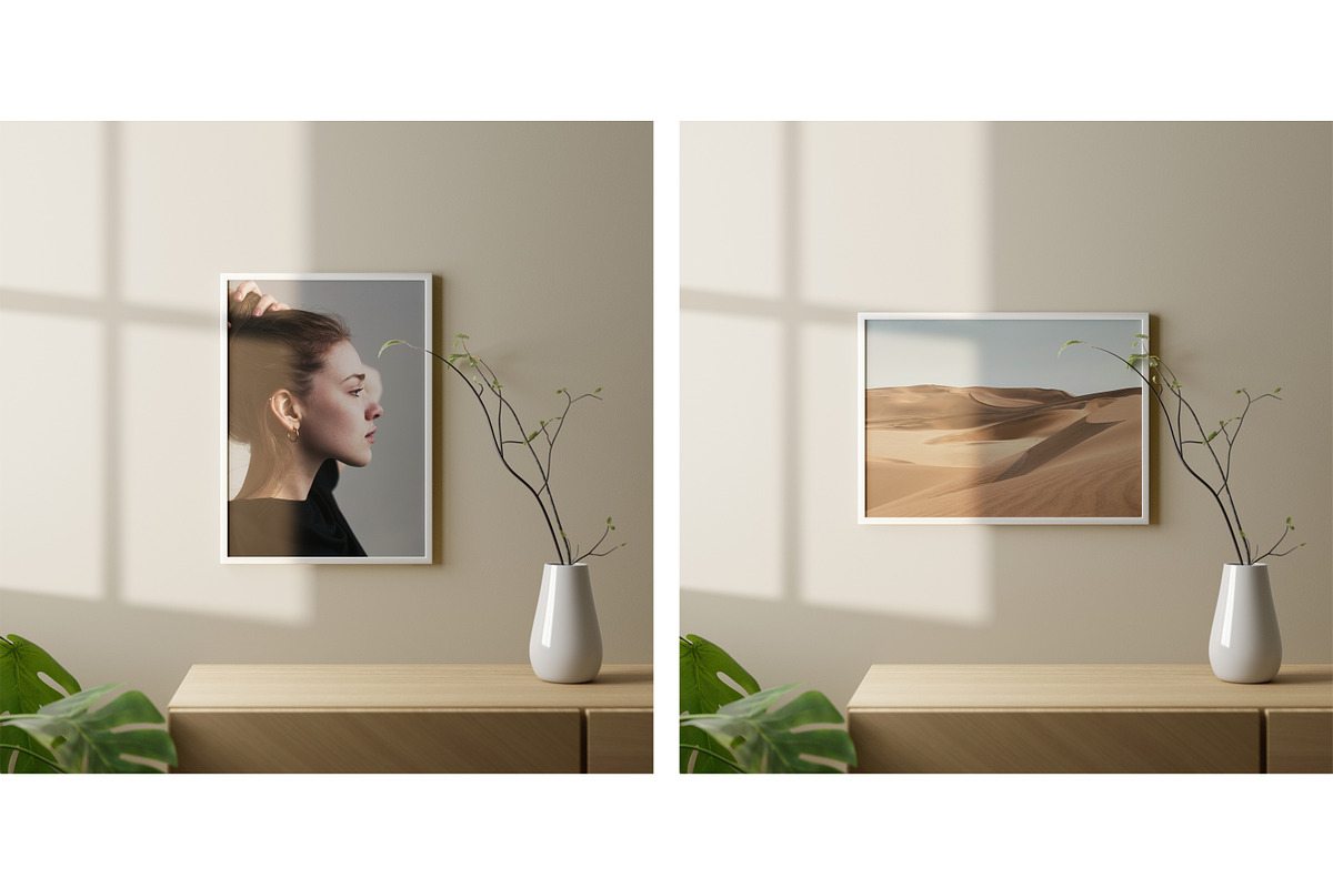 Photo Frame Mockups, a Print Template by simuradi (Photo 5 of 11)