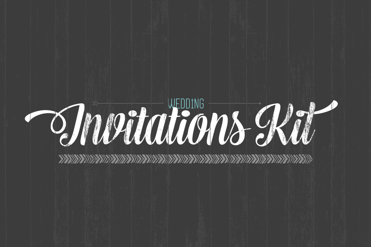 Wedding Invitation Starter Kit, an Invitation Template by Prixel Creative (Photo 1 of 5)