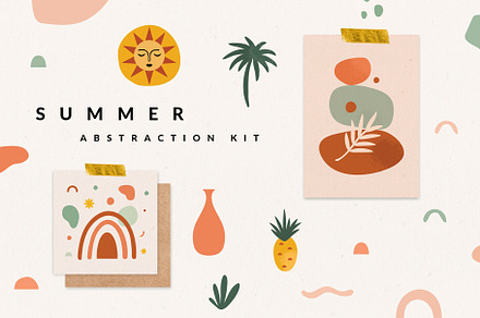 Summer Abstraction Kit Collection