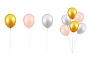 Balloons. Vector Set., an Object Graphic by Gomolach (Thumbnail 3 of 3)