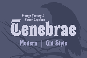 Tenebrae Gothic Horror Fantasy Font