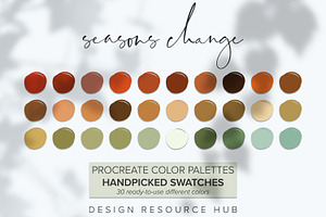 Seasons Change Procreate Palette