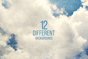 Grunge SKY Backgrounds, a Texture Graphic by BIBIART (Thumbnail 3 of 7)
