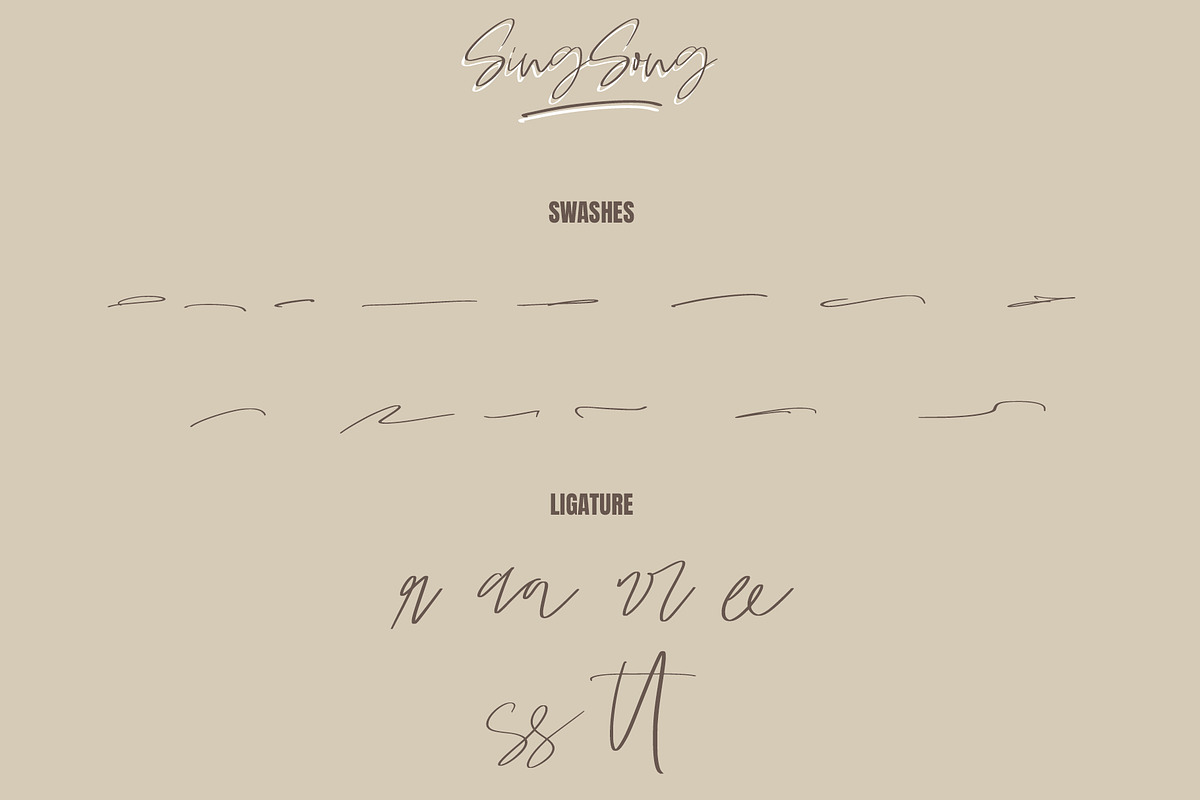 Sing Song | Handwritten  Script Font, a Script Font by Analogous (Photo 12 of 13)