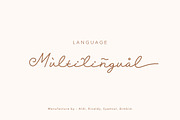 Hilove Script Love Font, a Script Font by delipensil (Thumbnail 8 of 10)
