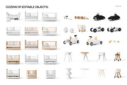 Baby Crib Nursery Mockup Collection, a Household Mockup by creatsy5 (Thumbnail 3 of 22)