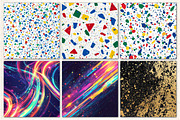 Colored Composition Notebook Pattern, a Pattern Graphic by Libby Wishes (Thumbnail 4 of 5)