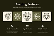 Animated Hand Drawn Tattoos Art Set, a Solid Icon by Vectors Market (Thumbnail 2 of 4)