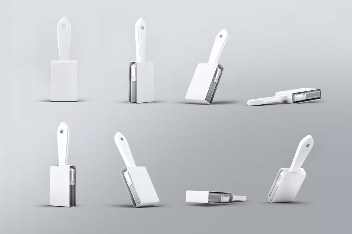 Paint Brush Mock-Up, a Product Mockup by DesignRushMarket (Photo 2 of 7)