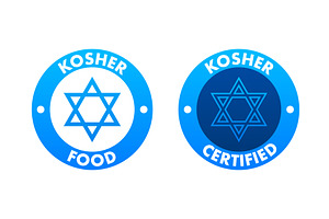 Kosher Food Product Sign Label