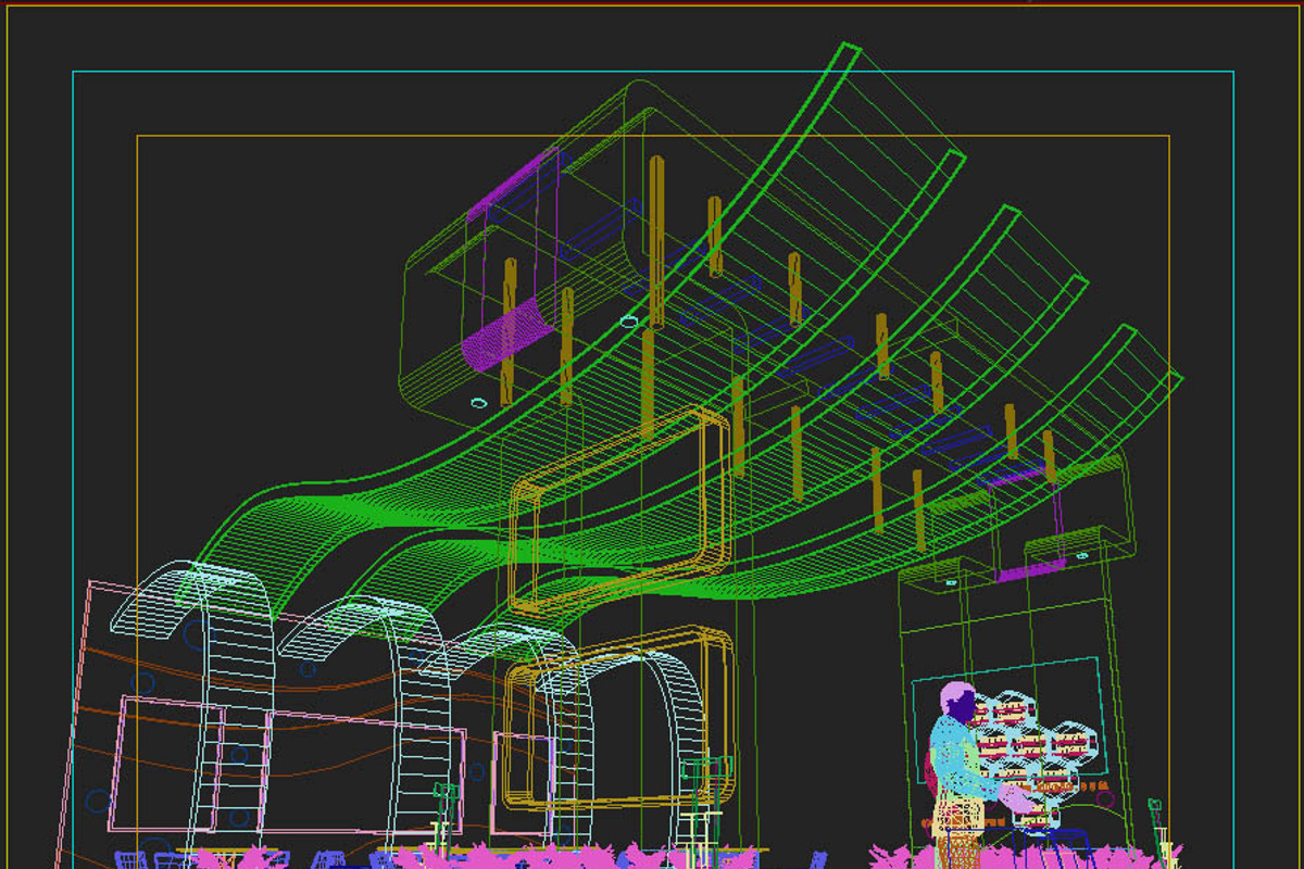 4 Exhibit Booth Design for TradeShow, an Architecture 3D Model by VisualCG (Photo 20 of 28)