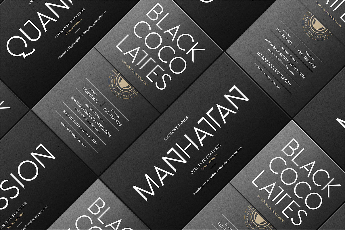 Qavo Font preview 4
