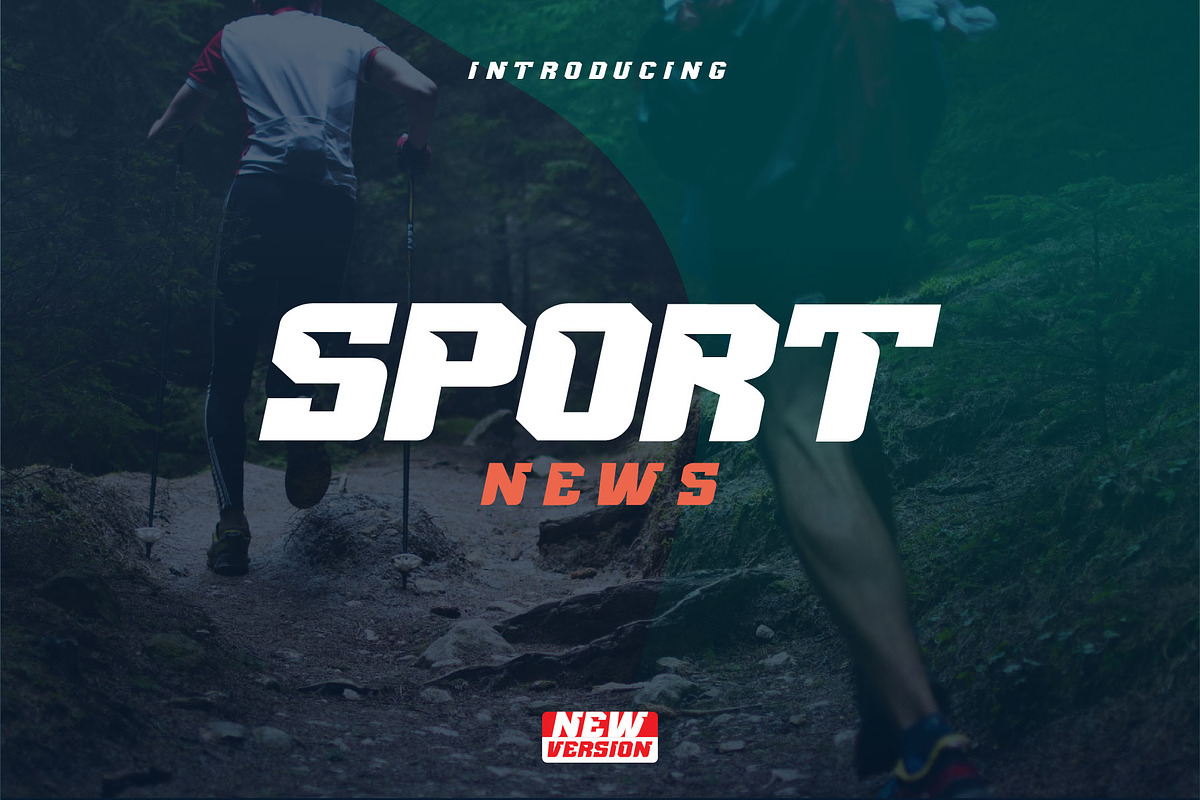 SPORT NEWS, a Font by WAP (Photo 1 of 5)