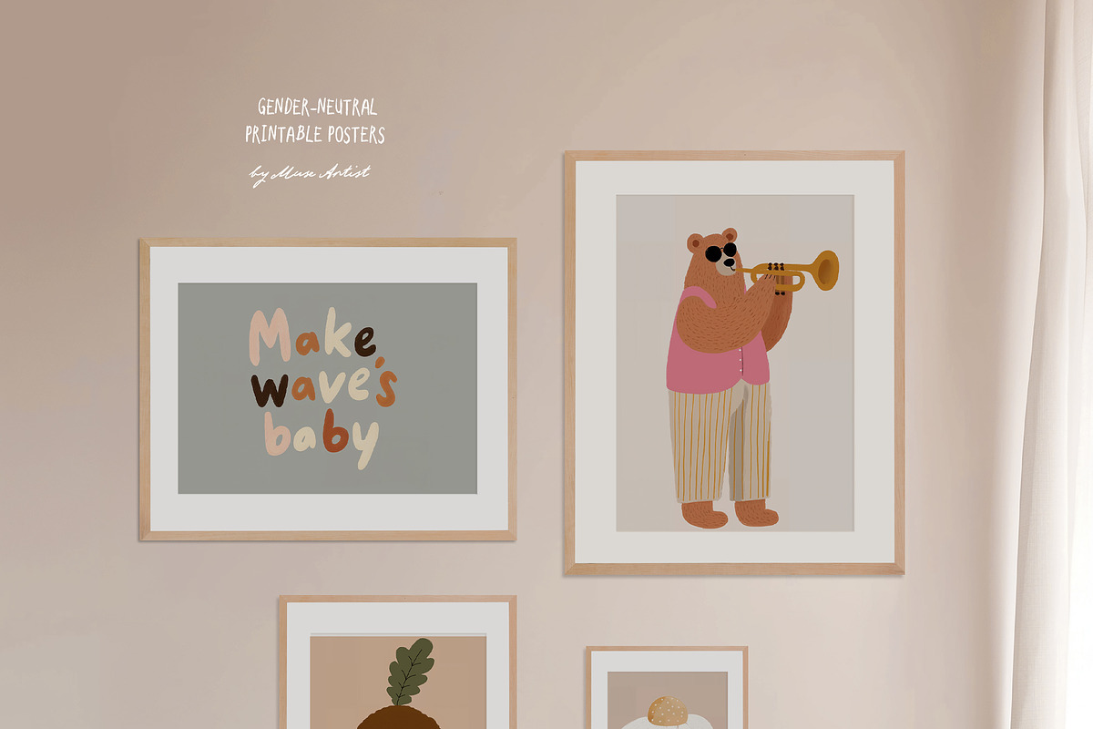 Pretty in Print - 150 Kids Posters, a Background Graphic by Muse Artist (Photo 9 of 16)