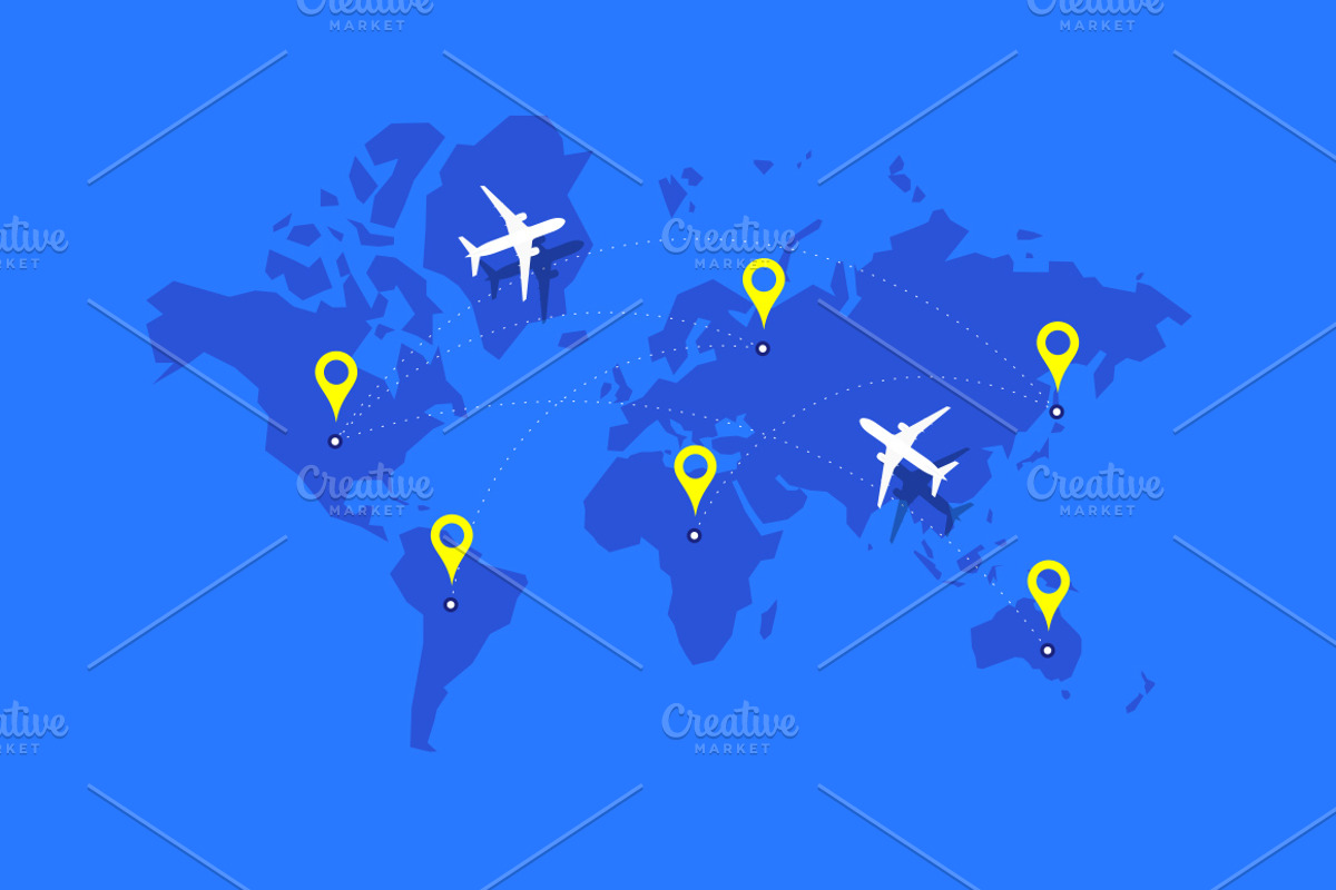 Plane Tracking Ai/PSD inside, a Graphic by Alexey Yarkin (Photo 2 of 2)