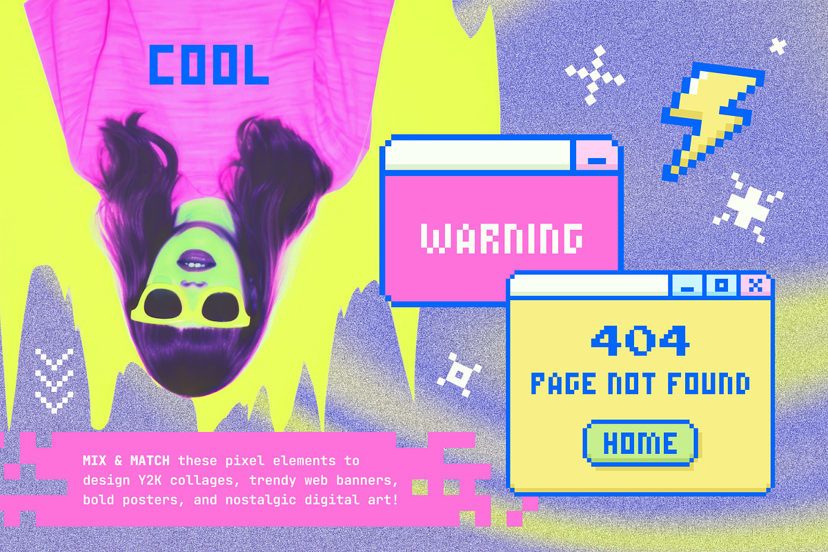 Cyber Cute: 230+ Pixel Art Elements, an Object Graphic by IuliiaSavko (Photo 5 of 9)
