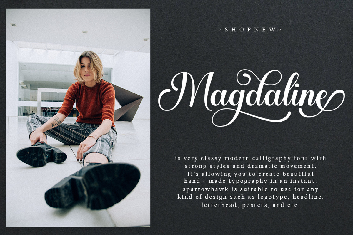Redynand script, a Script Font by Strong.co (Photo 4 of 8)