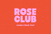 Rose Club | Cute Chunky Font, a Sans Serif Font by KA Designs (Thumbnail 1 of 14)