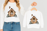 Rustic Wooden Christmas Clipart, an Illustration by Libby Wishes (Thumbnail 7 of 9)