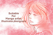 Ultimate manga bundle procreate, a Brush Add-On by Meisanmui (Thumbnail 13 of 29)