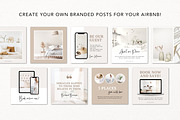 Airbnb Instagram Templates Canva, a Social Media Template by DeeBeeDesign (Thumbnail 6 of 10)