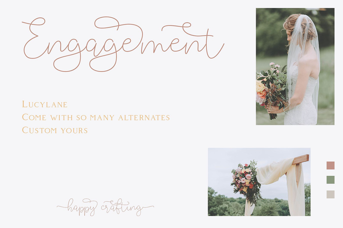 Lucylane - Signature Typeface preview 8