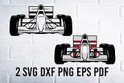 Race car Svg, Sport car Clipart, an Animal Illustration by Bila Vorona (Thumbnail 1 of 3)