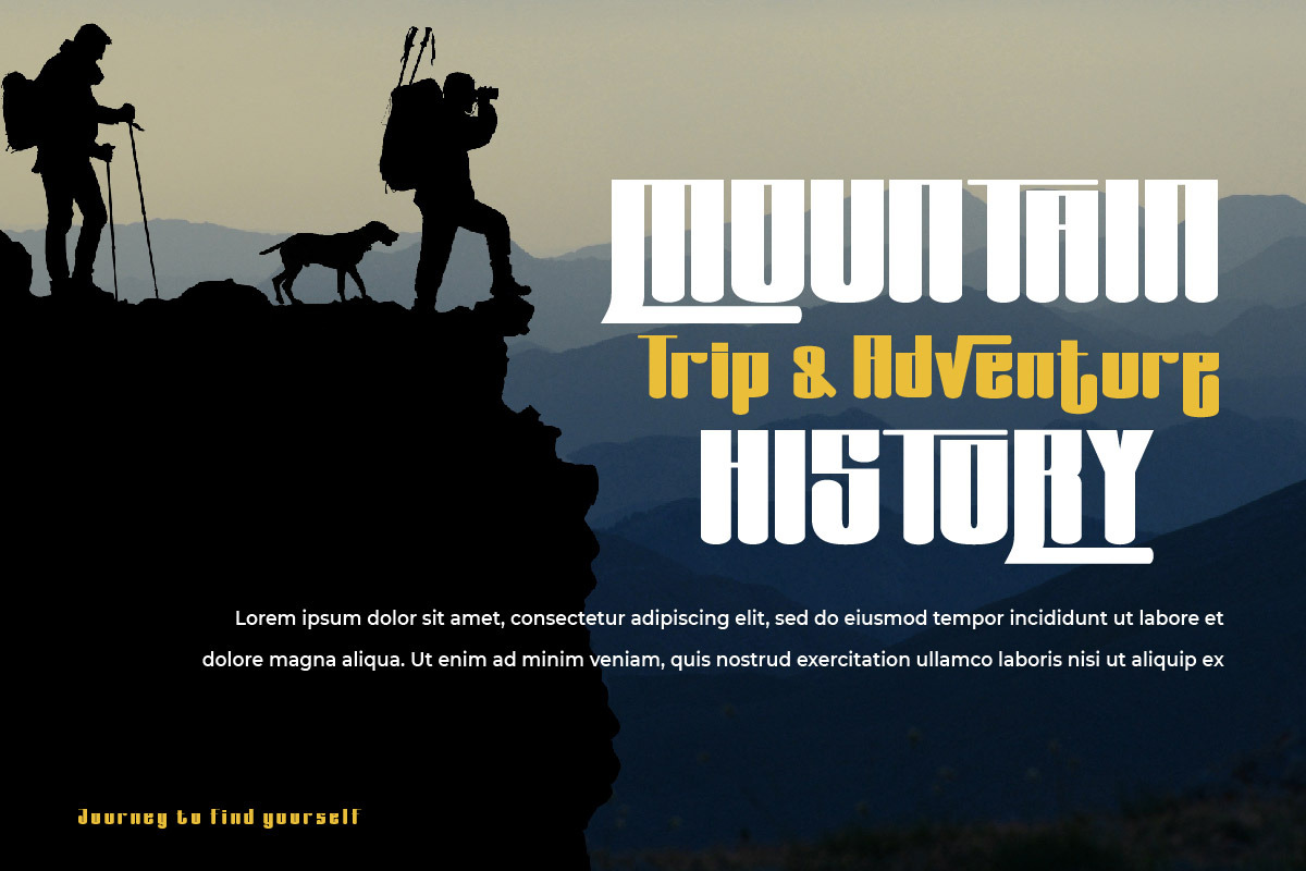 Jalmus - Retro Condensed Font, a Sans Serif Font by trabaskriya (Photo 2 of 8)