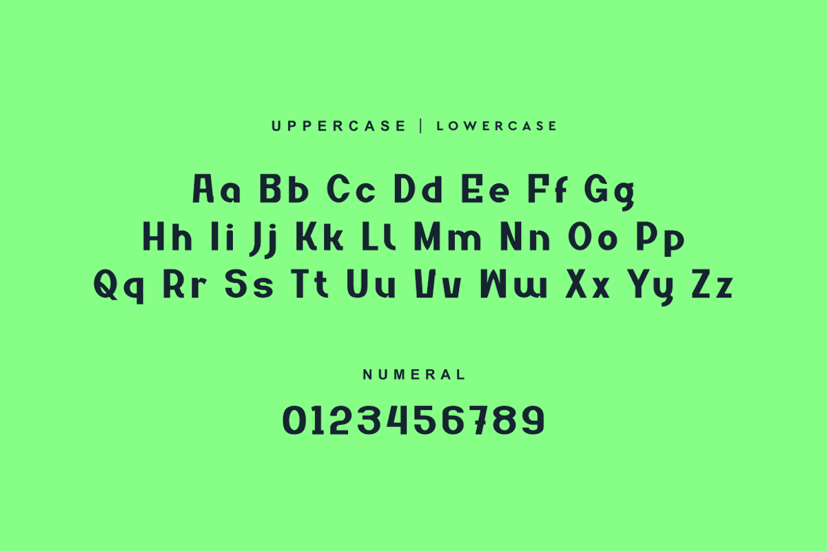 Slogfe - Corporate Logo Font, a Sans Serif Font by QR Design Studio (Photo 5 of 11)