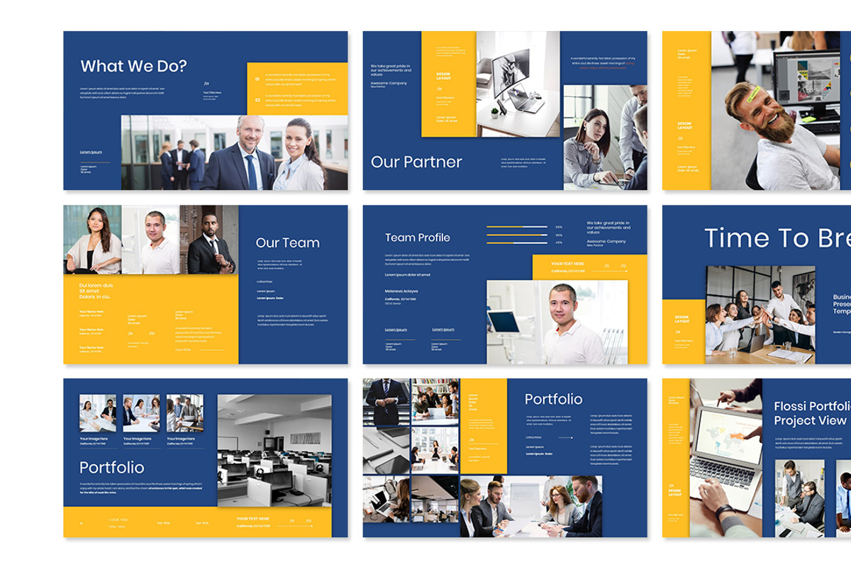 Flossi Busines Presentation Template, a Presentation Template by Analogous Temp (Photo 3 of 5)