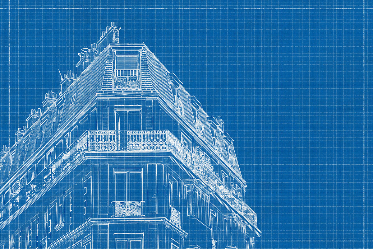 Architecture Blueprint Photo Effect, an Action Add-On by Shovajit (Photo 8 of 10)