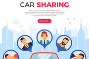 Car Sharing Service Concepts, a Person Illustration by TAlex (Thumbnail 4 of 6)