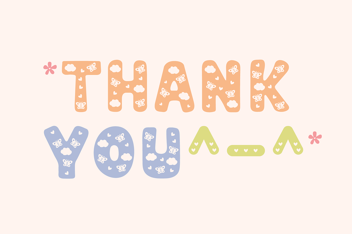Evarin - Cute Decorative Font, a Handwritten Font by Kanink Studio (Photo 8 of 8)