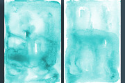 Teal Ombre Watercolor Backgrounds, a Texture Graphic by M. by mprintly (Thumbnail 5 of 6)