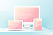Realistic & Colorful Vector Devices, an iPhone Mockup by AndrewPixel (Thumbnail 4 of 7)