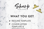 Modern Resume Template for Word, a Resume Template by SharpResumeFoundry (Thumbnail 5 of 6)