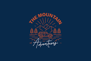 Holiday Mountain Trip Logo, a Branding & Logo Template by Signatoro
