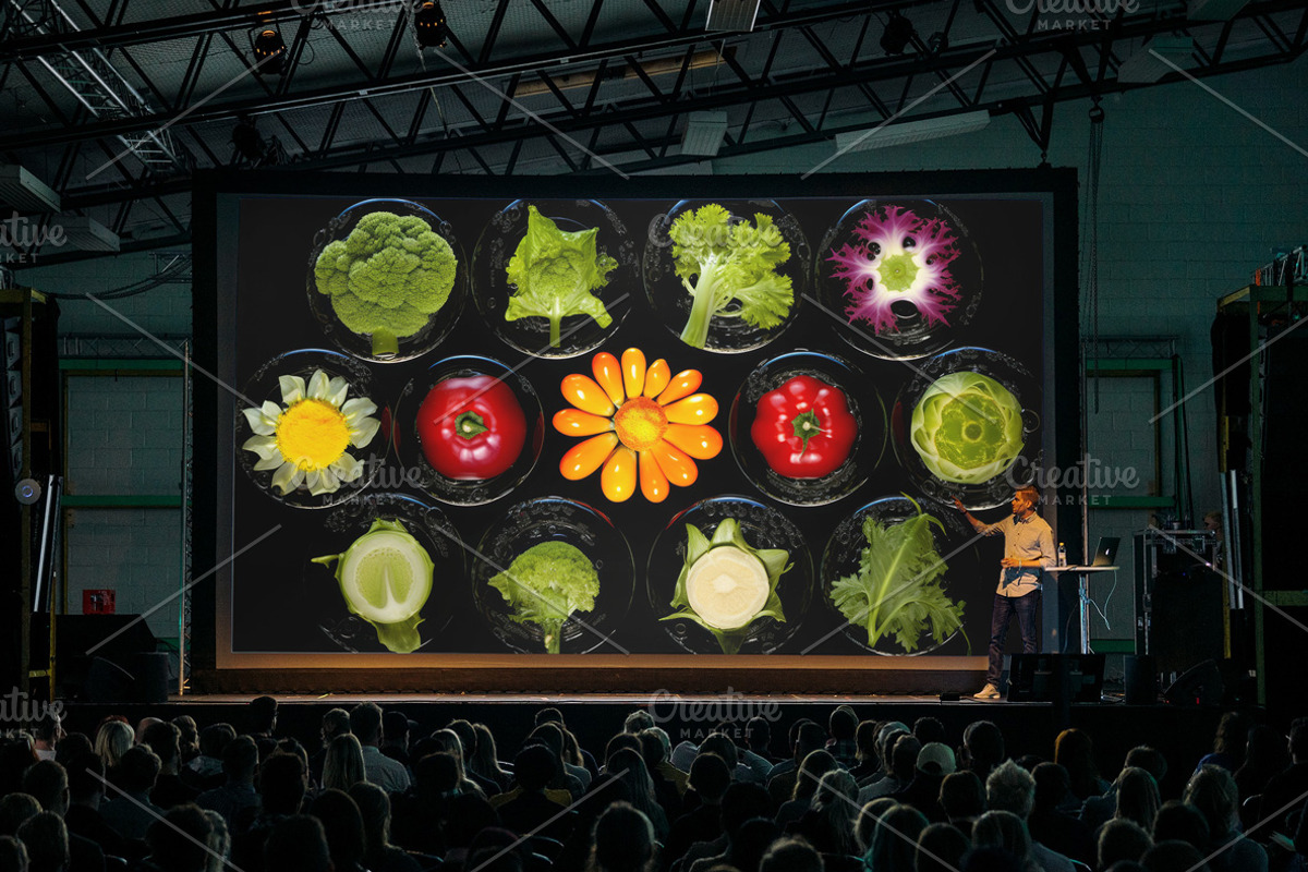 Vegetables Art - 63 images, a Food & Drink Photo by Handmadefont (Photo 11 of 12)