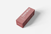 Thin Box Mockup, a Packaging Mockup by Indah (Thumbnail 3 of 6)
