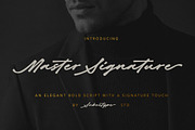 Master Signature - Signature Font, a Script Font by Subectype Studio (Thumbnail 1 of 10)