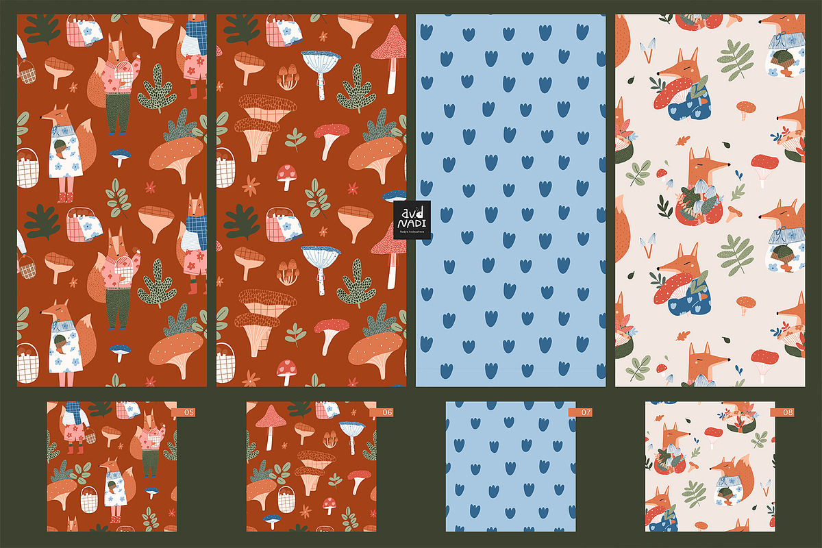 Autumn Foxes - Fall Forest clipart, an Animal Illustration by avdnadi (Photo 10 of 11)