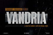 VANDRIA - Modern Condensed Sans Seri, a Sans Serif Font by TypeLogue (Thumbnail 1 of 5)