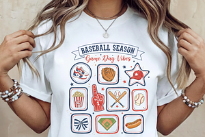 Cute Game Day Baseball PNG, a Graphic by Vector Portal