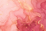 Luxury Rose Gold Ink Splash, a Texture Illustration by Printable Design Store (Thumbnail 2 of 4)